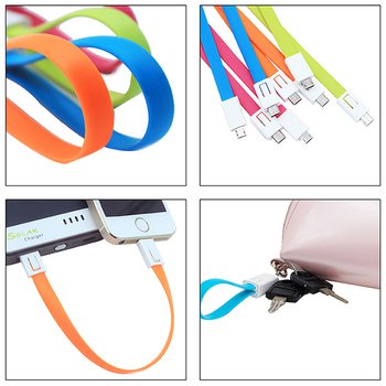 二合一多功能鑰匙圈傳輸充電線H_2
